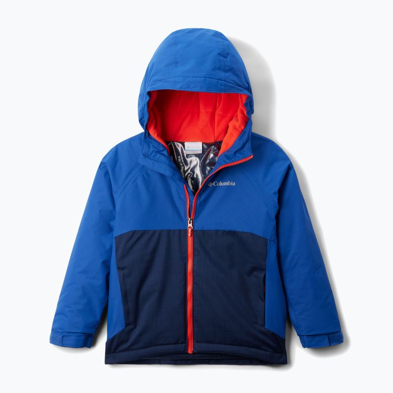 Vaikiška slidinėjimo striukė Columbia Alpine Action III collegiate navy melange/mountain blue