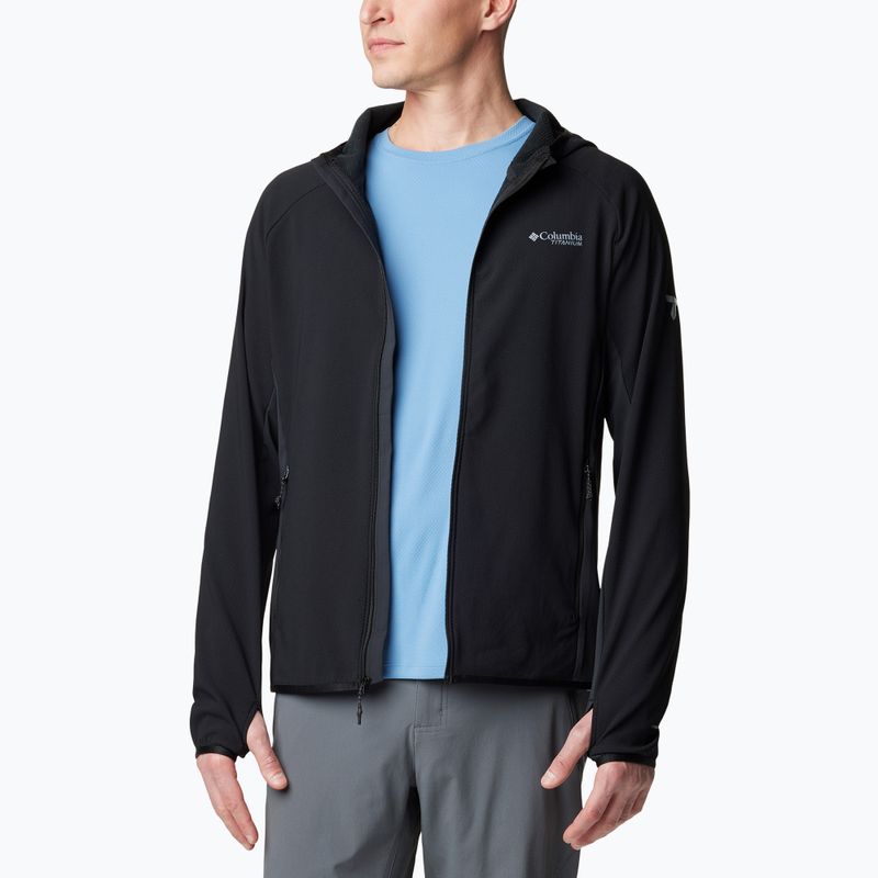 Columbia Spectre Ridge Tech Fleece vyriškas džemperis juodas 3