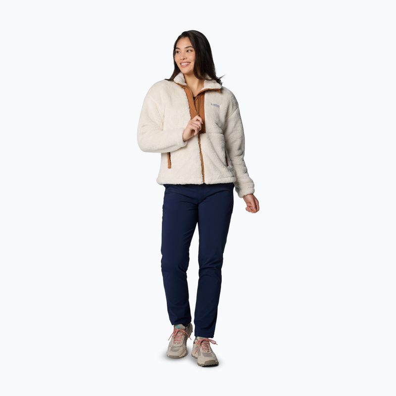 Moteriškas džemperis Columbia Boundless Discovery Sherpa Full Zip II chalk/camel brown 2