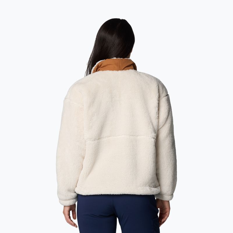 Moteriškas džemperis Columbia Boundless Discovery Sherpa Full Zip II chalk/camel brown 3