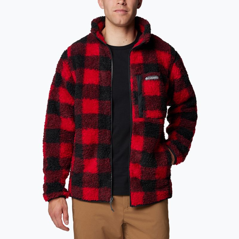 Vyriškas Columbia Winter Pass Printed Fleece mountain red check 3