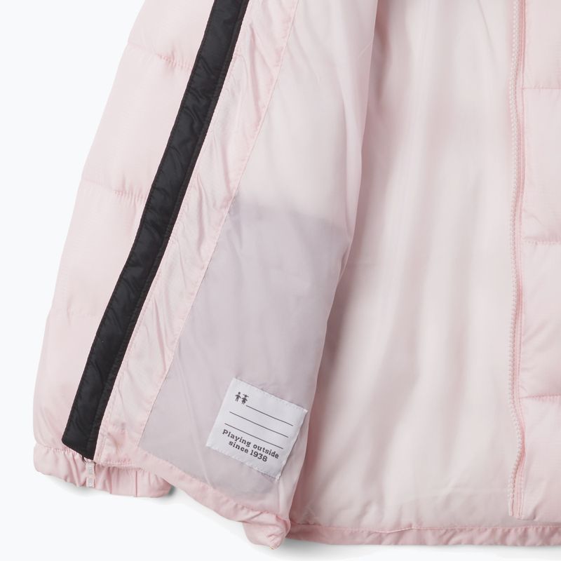 Vaikiška pašiltinta striukė Columbia Puffect Hooded satin pink/black 3