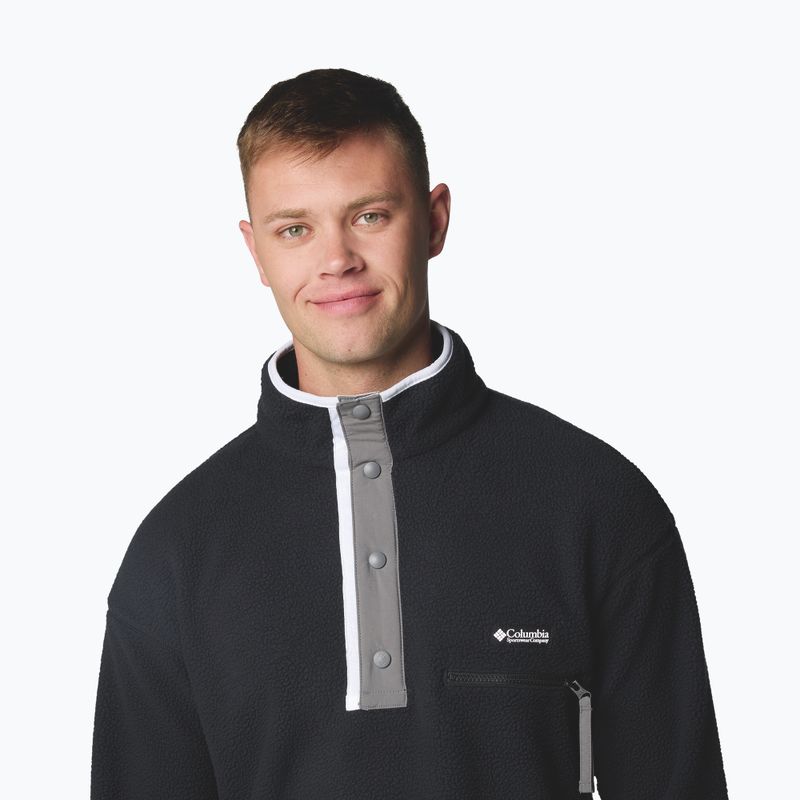 Vyriškas flisinis džemperis Columbia Helvetia II Half Snap Fleece black 5