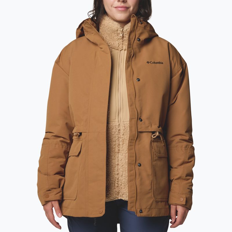 Moteriška 3-in-1 striukė Columbia Drop Ridge II Interchange camel brown 5