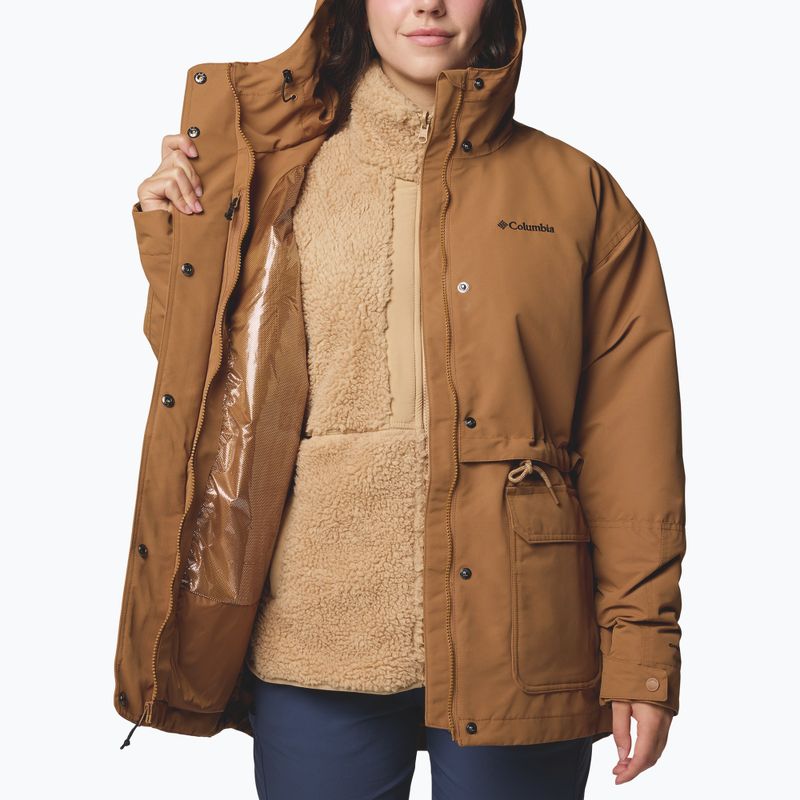 Moteriška 3-in-1 striukė Columbia Drop Ridge II Interchange camel brown 6