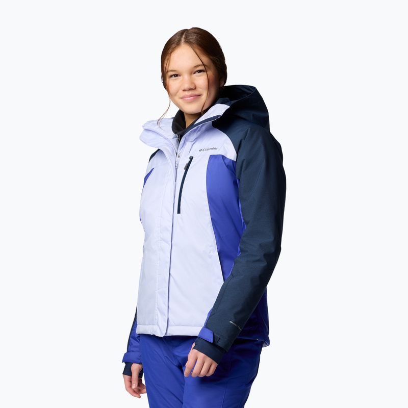 Moteriška slidinėjimo striukė Columbia Snowy Summit Ins snowdrift/clematis blue/coll navy cdye 4