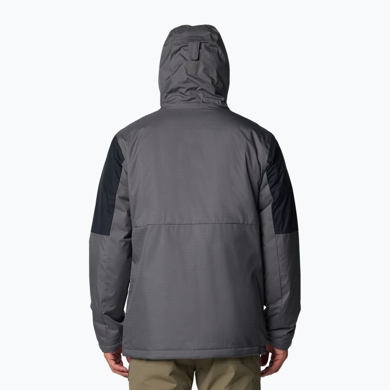 Vyriška pašiltinta striukė Columbia Point Park II Insulated city grey/black 2
