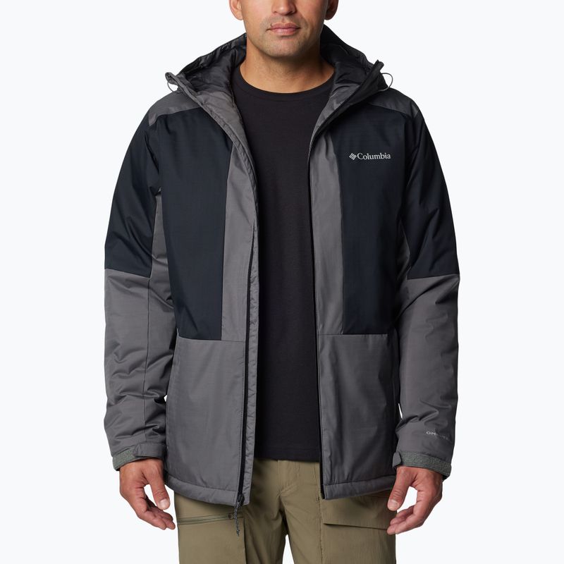 Vyriška pašiltinta striukė Columbia Point Park II Insulated city grey/black 4