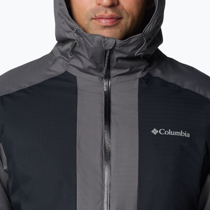 Vyriška pašiltinta striukė Columbia Point Park II Insulated city grey/black 5