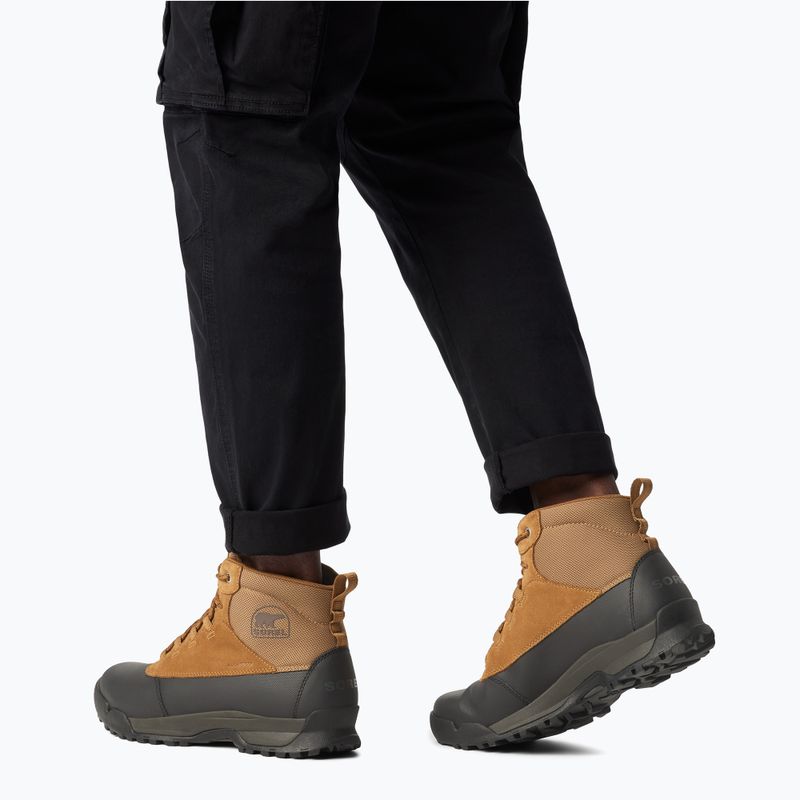 Vyriški Sorel Buxton Lite Lace Plus Wp elk/black sniego batai 9