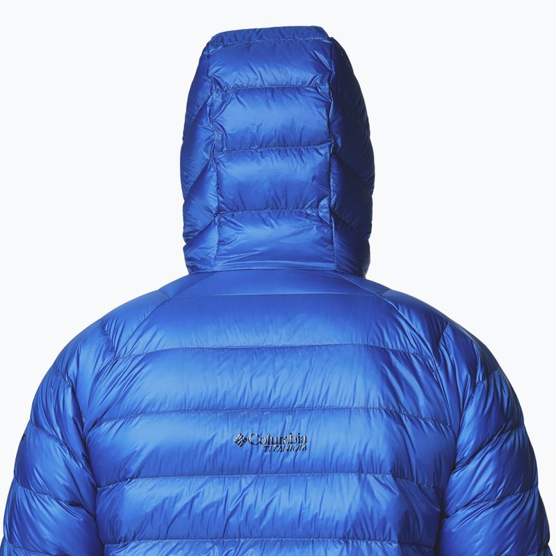 Vyriška striukė Columbia Arctic Crest Down Hooded Mountain Blue 8