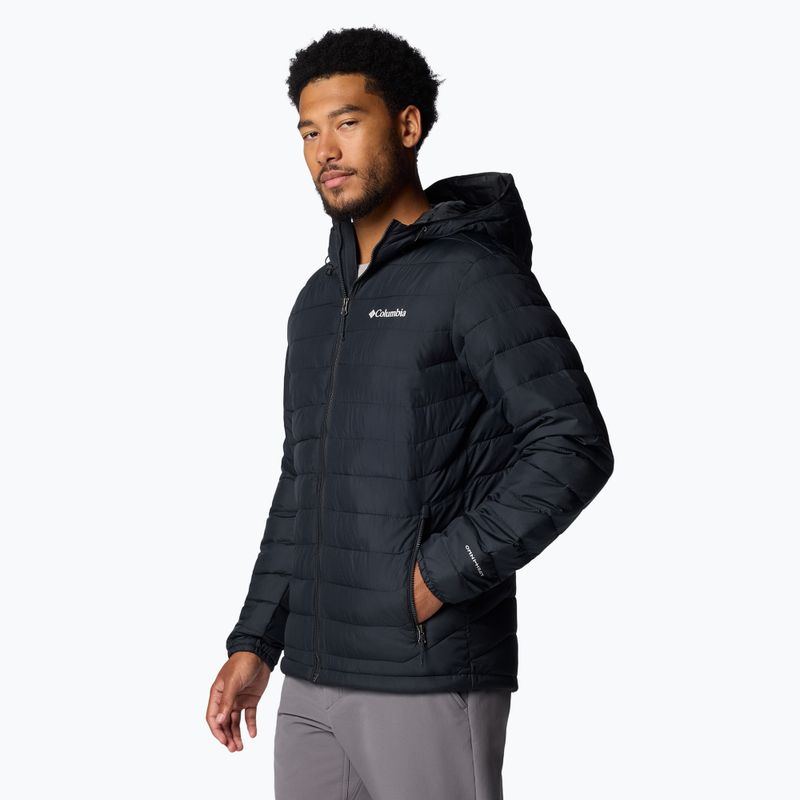 Vyriška pūsta striukė Columbia Powder Lite II Hooded black 4