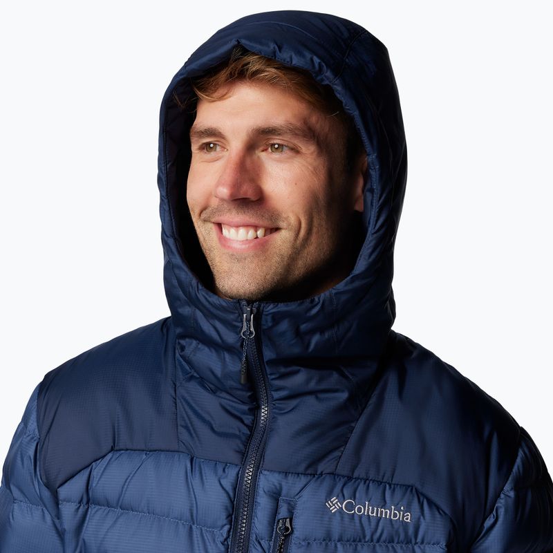 Vyriška striukė Columbia Autumn Park II Down Hooded su gobtuvu dark mountain/ collegiate navy 6