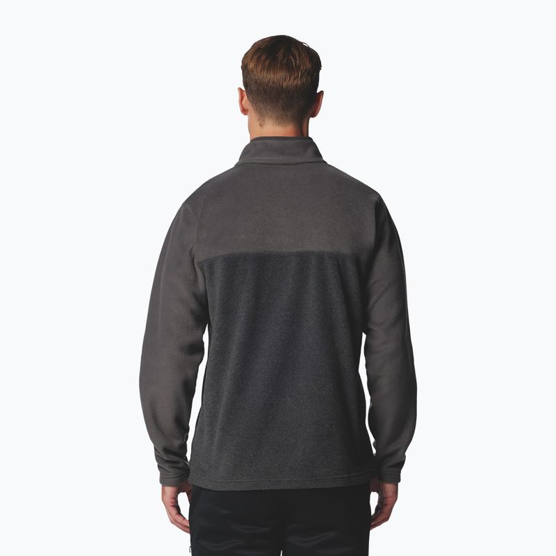 Vyriškas flisinis džemperis Columbia Steens Mountain Half Snap II charcoal heather/shark 3