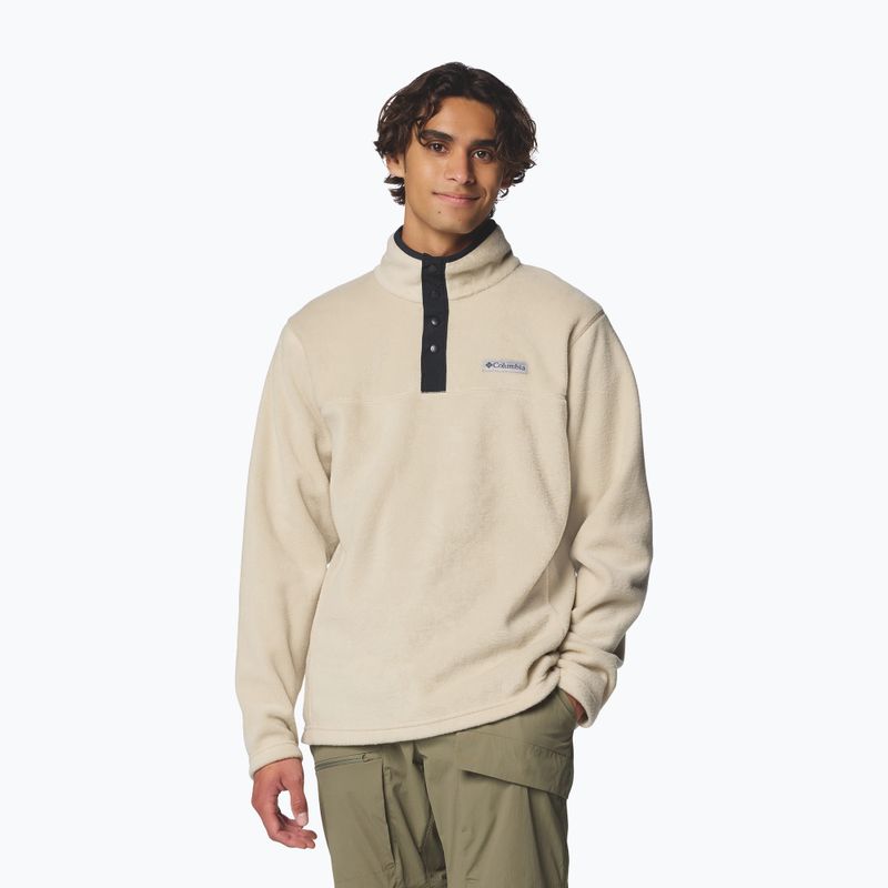 Vyriškas džemperis Columbia Steens Mountain Half Snap II ancient fossil/black
