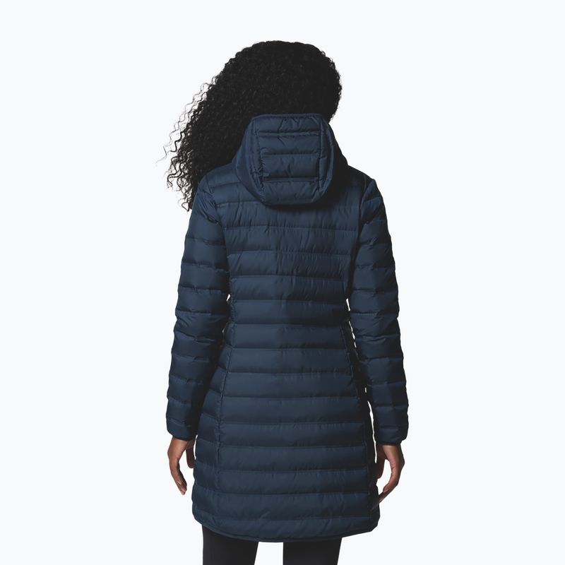 Moteriškas pūkinis paltas Columbia Lake 22 II Down Long Hooded collegiate navy 3