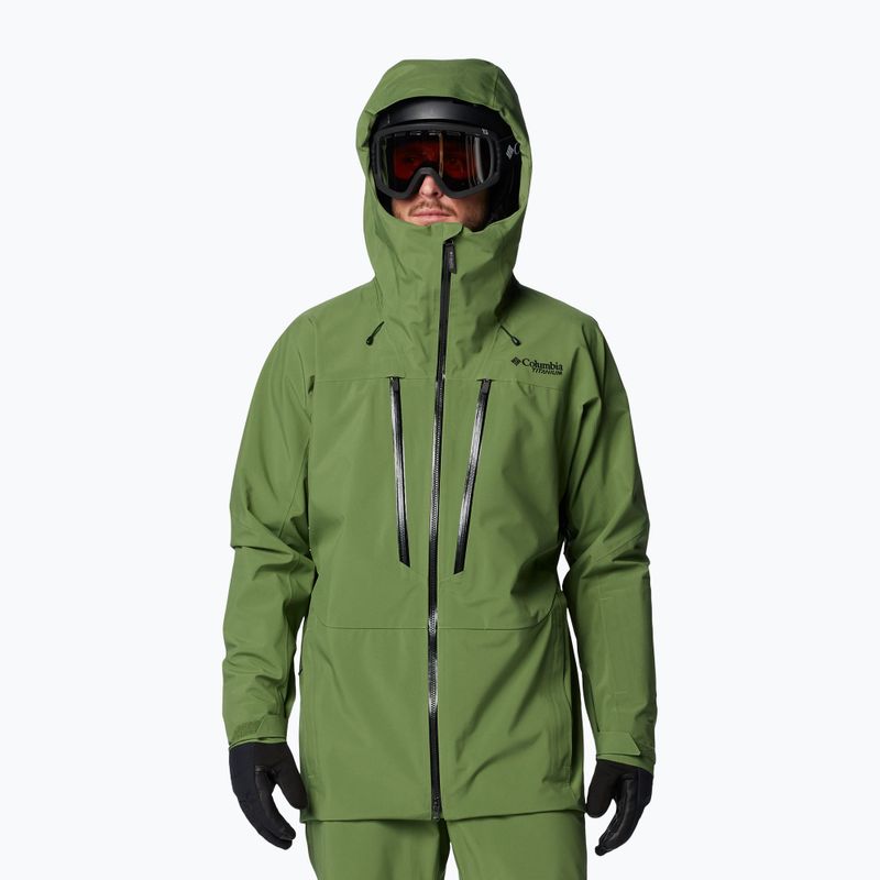 Vyriška slidinėjimo striukė Columbia Platinum Peak II 3L Shell canteen