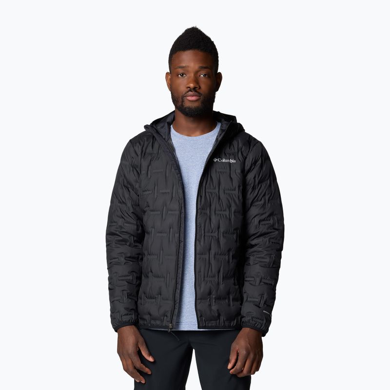 Vyriška Columbia Delta Ridge II Pūkinė striukė su gobtuvu black 5