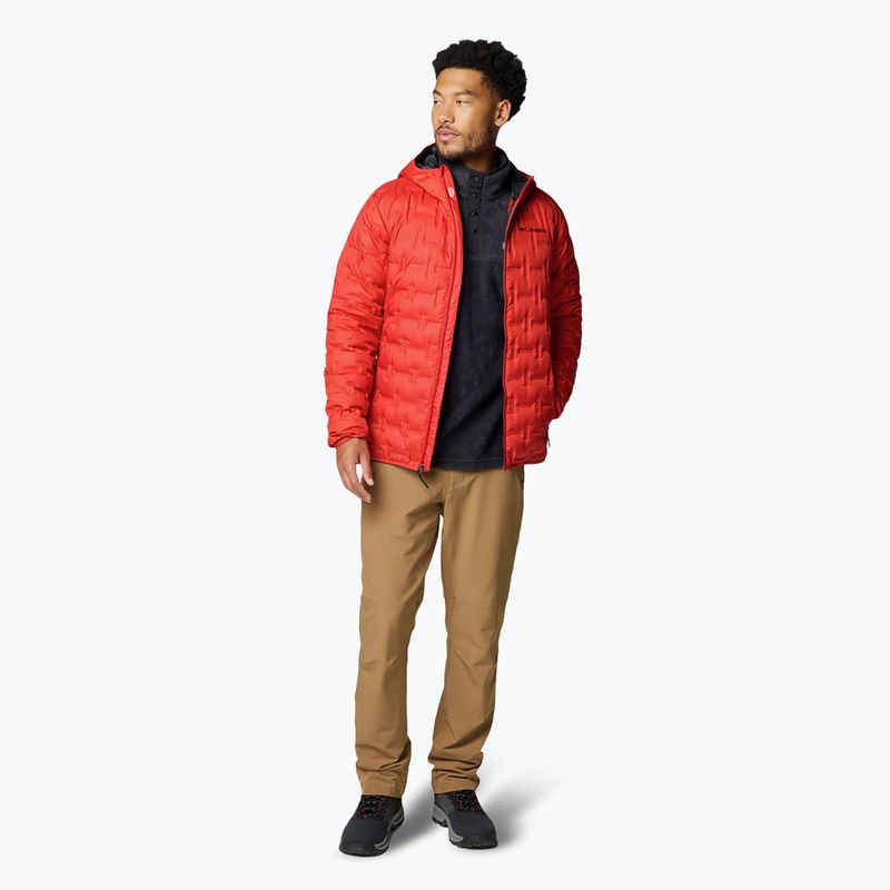 Vyriška Columbia Delta Ridge II Down Hooded striukė su gobtuvu sail red 2