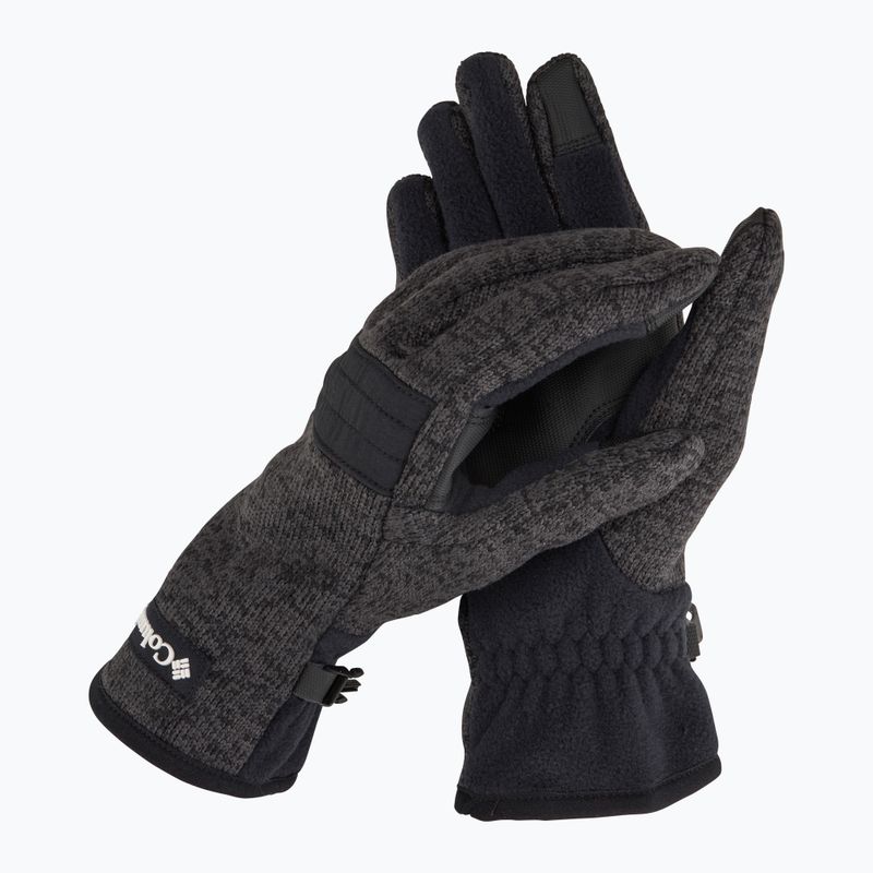 Vyriškos žygio pirštinės Columbia Sweater Weather II black heather