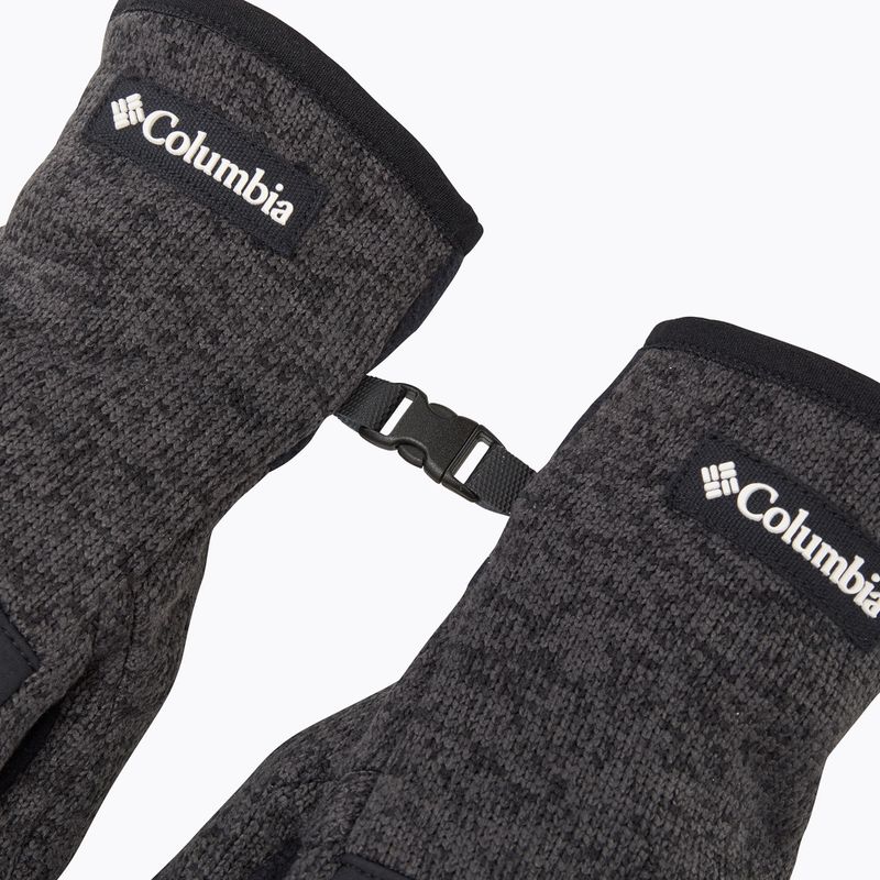 Vyriškos žygio pirštinės Columbia Sweater Weather II black heather 5