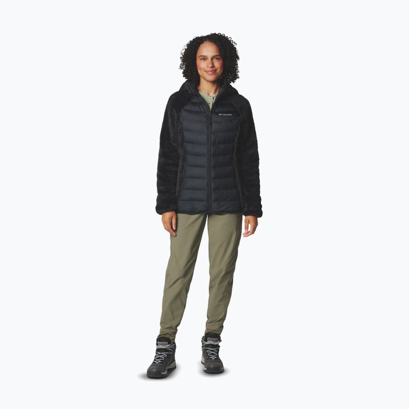 Moteriška hibridinė striukė Columbia Powder Lite II Sherpa Hybrid juoda 2