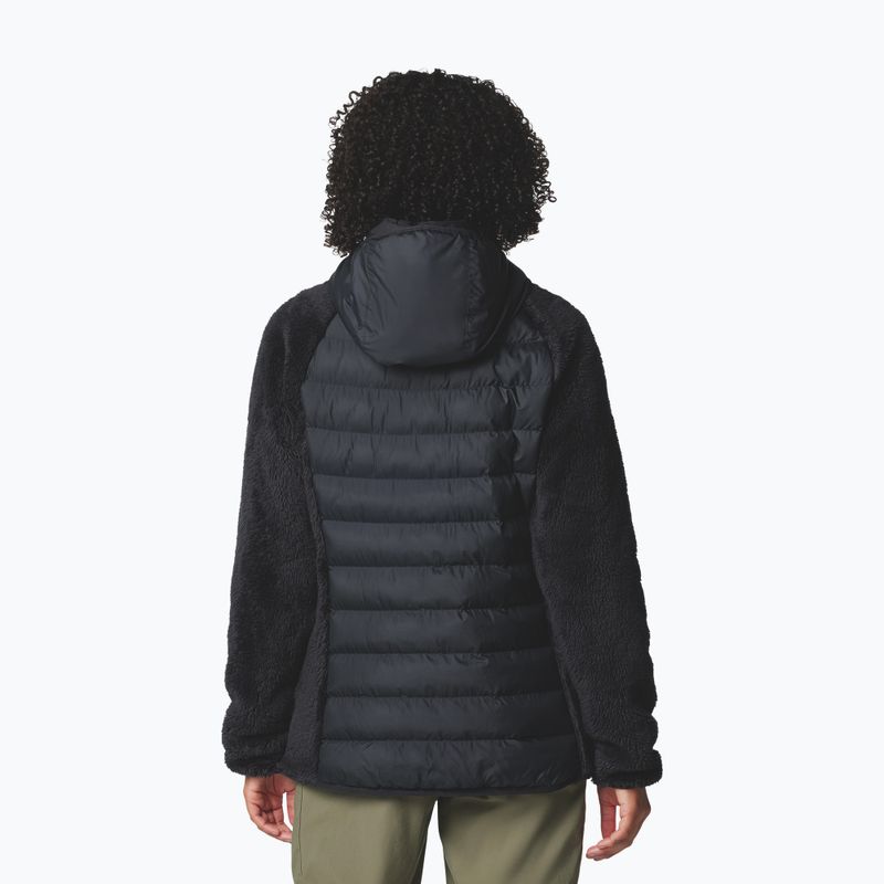 Moteriška hibridinė striukė Columbia Powder Lite II Sherpa Hybrid juoda 3