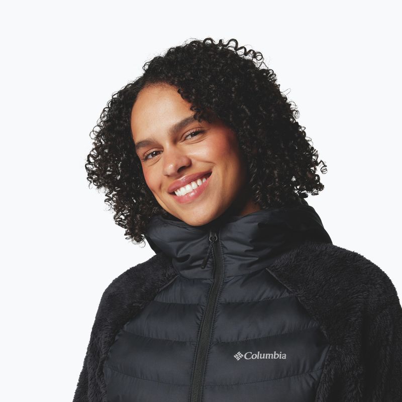 Moteriška pašiltinta striukė Columbia Powder Lite II Sherpa Hybrid black 5