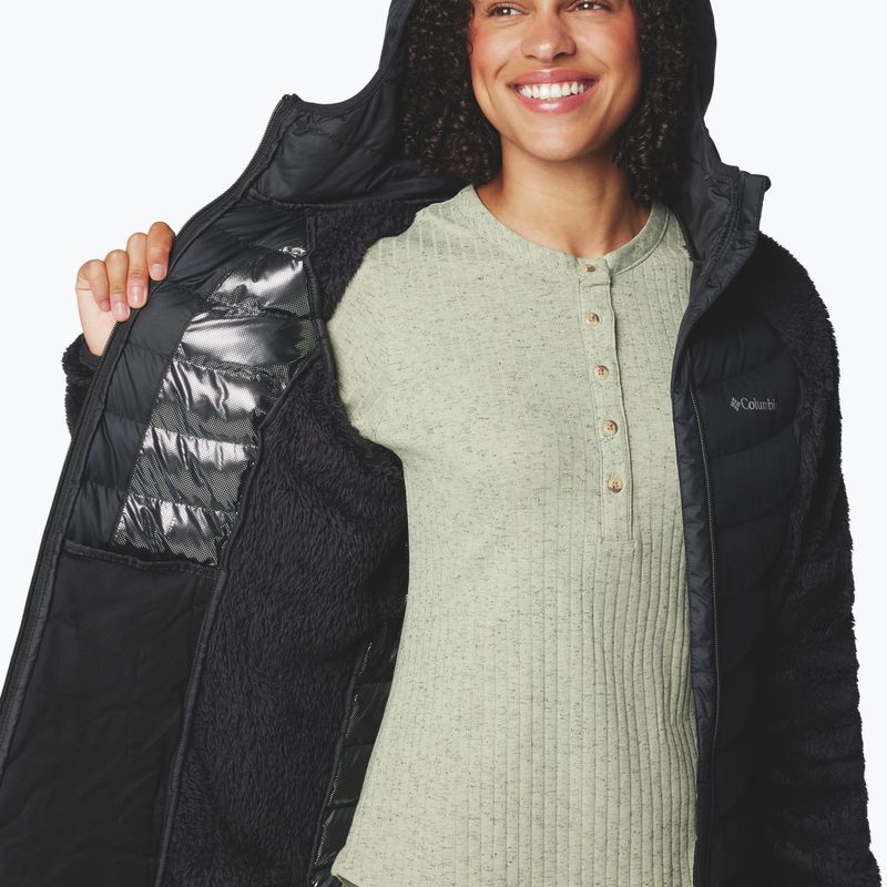 Moteriška hibridinė striukė Columbia Powder Lite II Sherpa Hybrid juoda 6