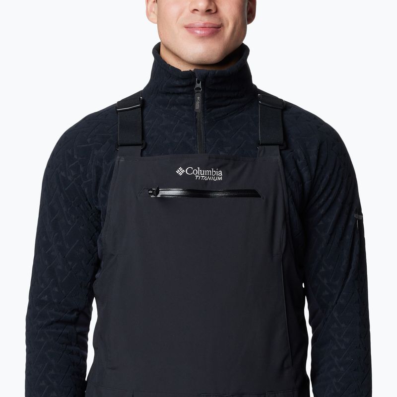 Vyriškos slidinėjimo kelnės Columbia Highland Summit II Bib black / black 4