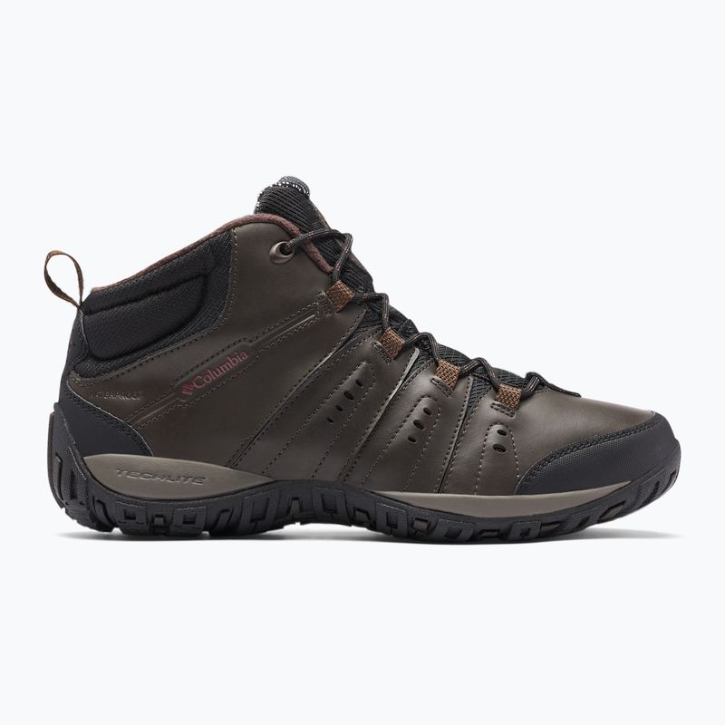 Vyriški Columbia Woodburn Ii Chukka WP OH cordovan/garnet red batai 9