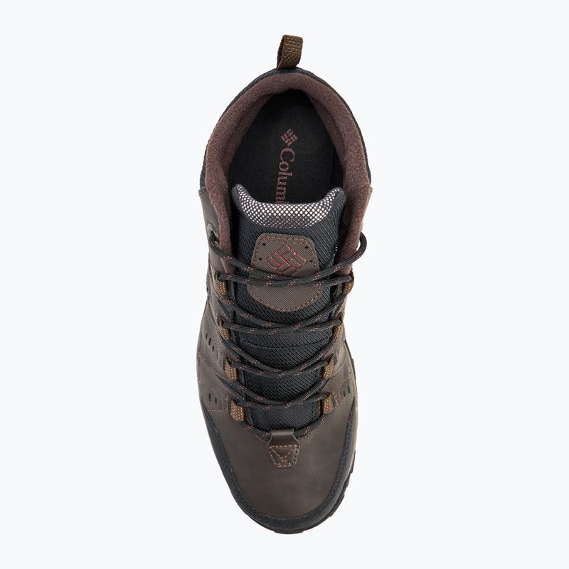 Vyriški Columbia Woodburn Ii Chukka WP OH cordovan/garnet red batai 5