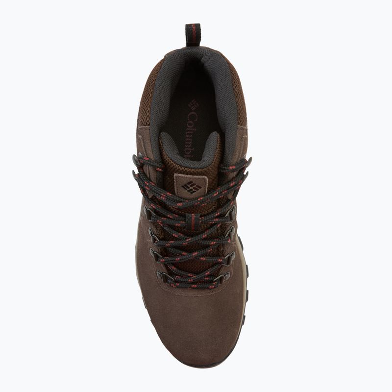 Columbia Newton Ridge Plus II Suede WP cordovan/spice vyriški trekingo batai 5