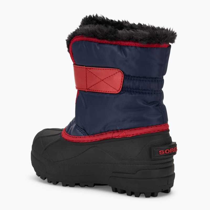 Vaikiški sniego batai Sorel Childrens Snow Commander nocturnal/sail red 3