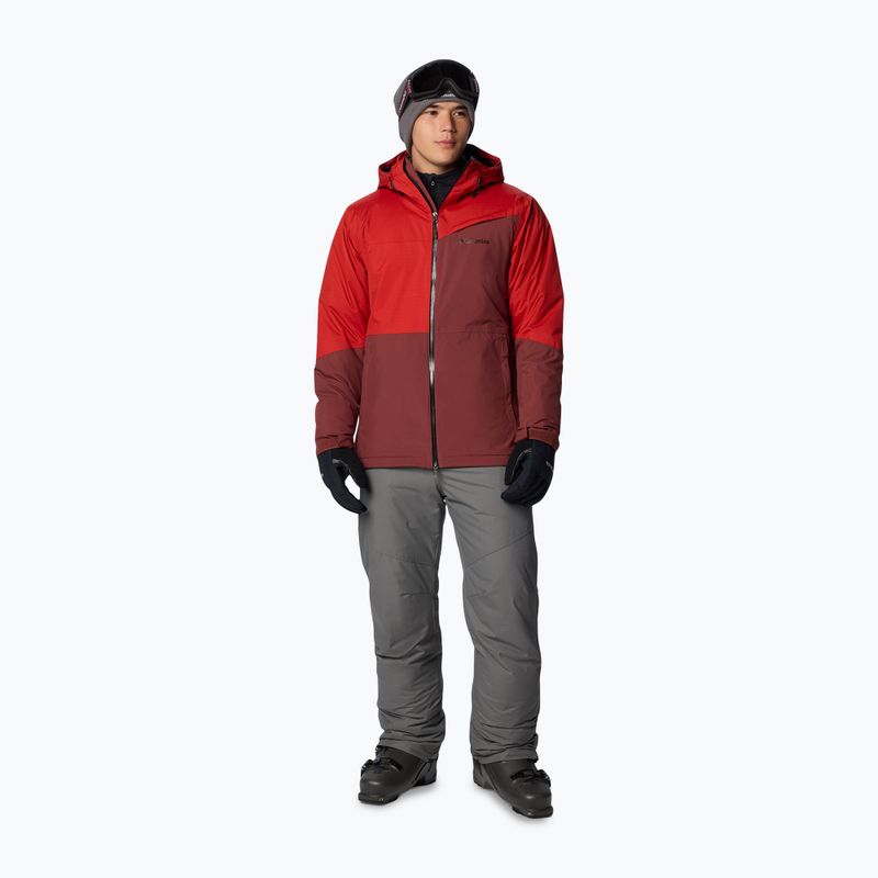 Vyriška slidinėjimo striukė Columbia Iceberg Point II spice/sail red 2