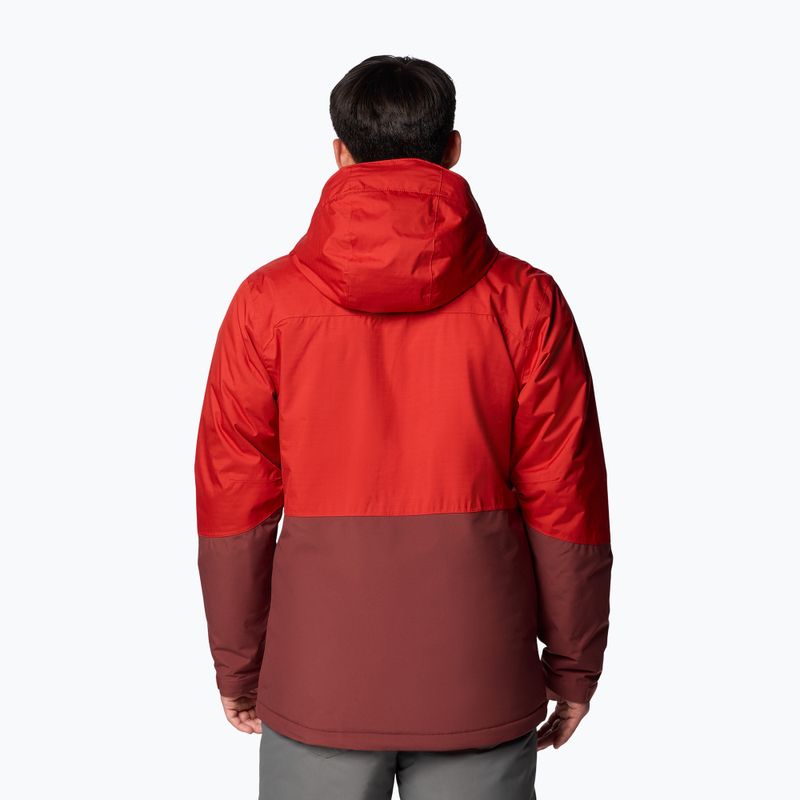 Vyriška slidinėjimo striukė Columbia Iceberg Point II spice/sail red 3