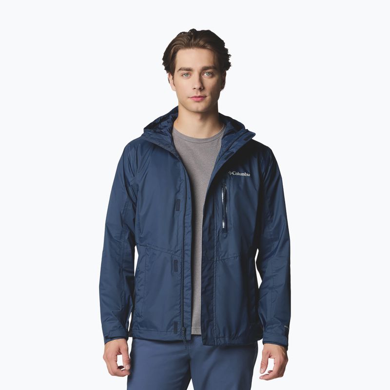 Vyriška striukė nuo lietaus Columbia Pouring Adventure III collegiate navy 4