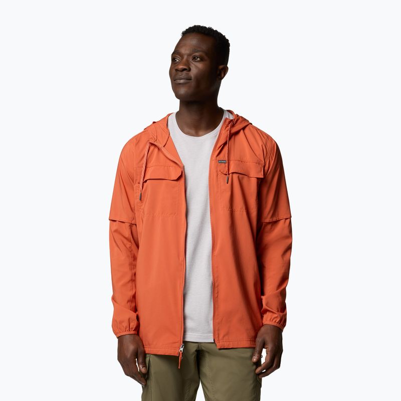 Vyriškas žygio džemperis Columbia Skien Valley Hooded tuscan 4