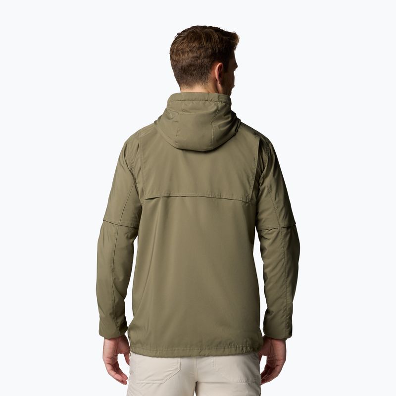 Vyriškas žygio džemperis Columbia Skien Valley Hooded stone green 3