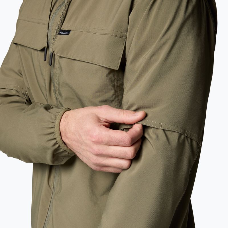 Vyriškas žygio džemperis Columbia Skien Valley Hooded stone green 8