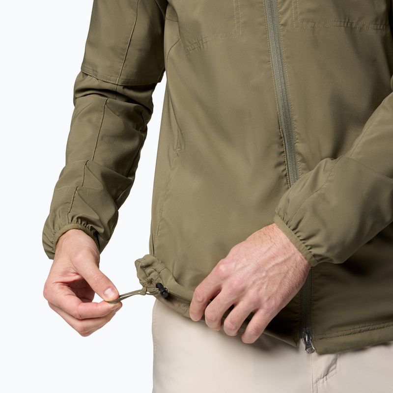 Vyriškas žygio džemperis Columbia Skien Valley Hooded stone green 9