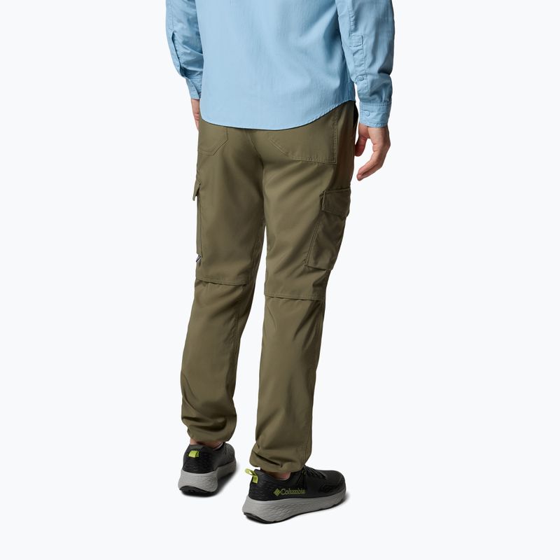 Vyriškos žygio kelnės Columbia Skien Valley Cargo stone green 3