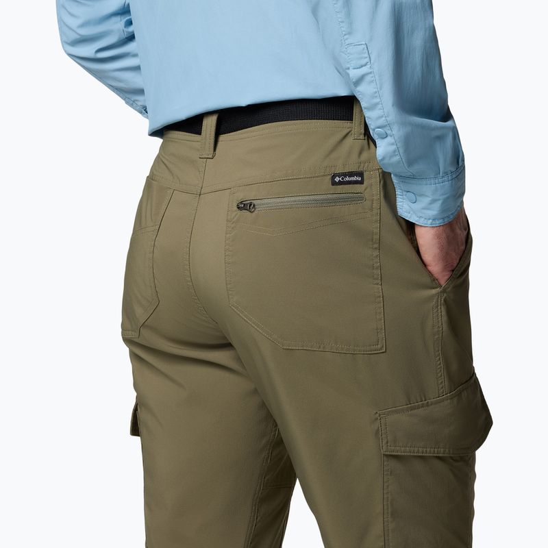 Vyriškos žygio kelnės Columbia Skien Valley Cargo stone green 6