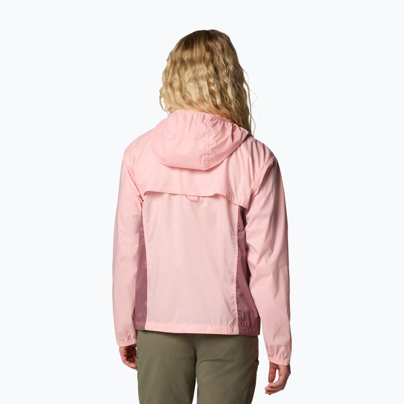 Moteriška striukė nuo vėjo Columbia Crested Canyon Windbreaker pink sand/fig 2