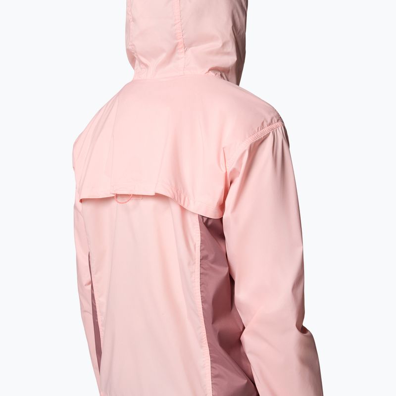 Moteriška striukė nuo vėjo Columbia Crested Canyon Windbreaker pink sand/fig 6