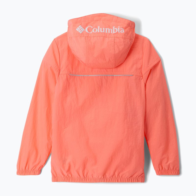 Vaikiška striukė nuo vėjo Columbia Challenger II Windbreaker hot coral 2