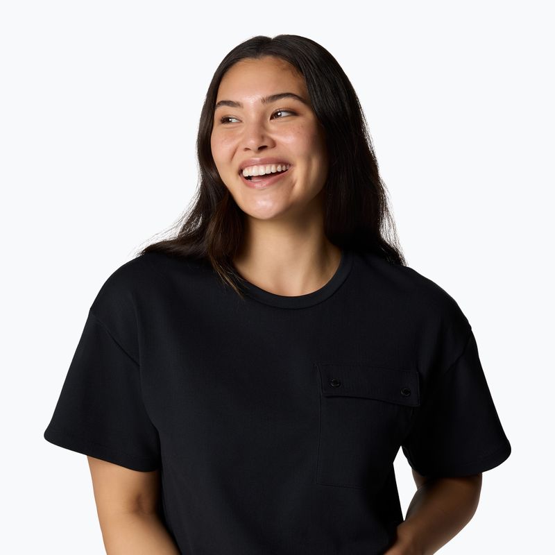 Moteriški marškinėliai Columbia Granite Point Knit black 5