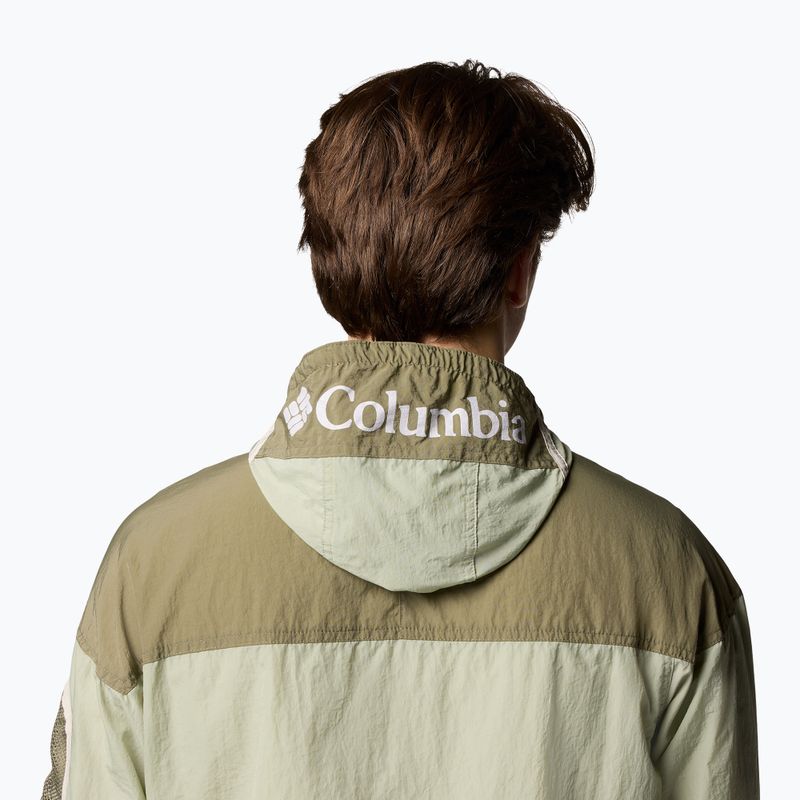 Vyriška vėjui atspari striukė Columbia Challenger II Windbreaker safari/stone green 6