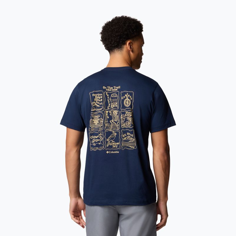 Vyriški marškinėliai Columbia Kettle River Back Graphic Tee collegiate navy 2