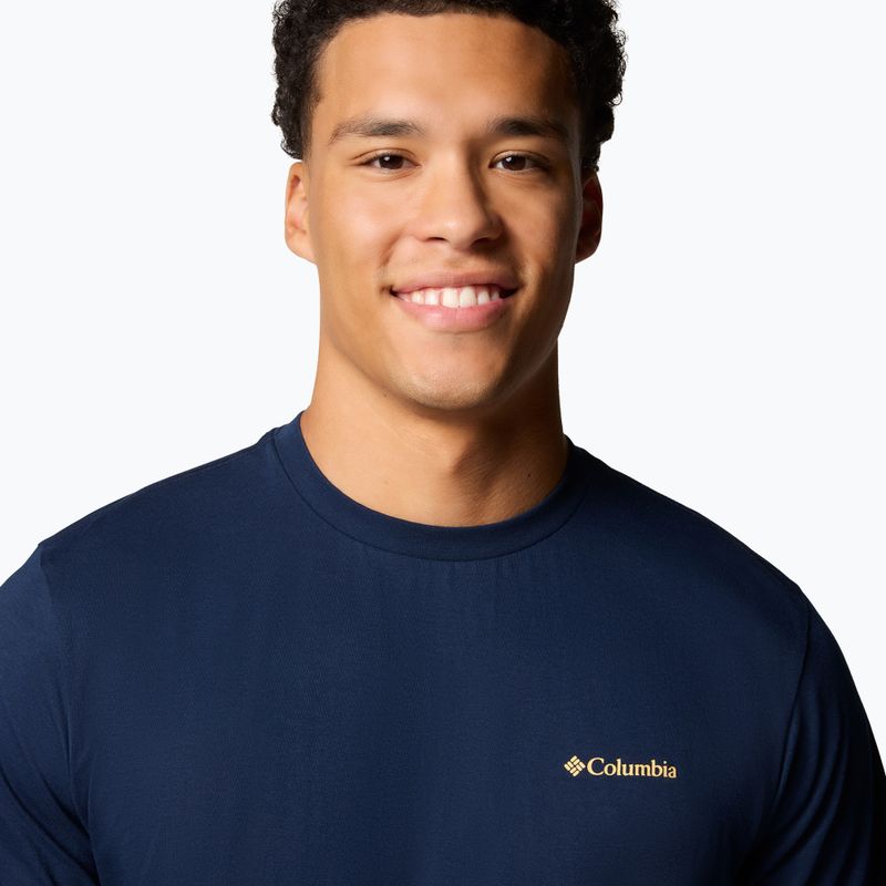 Vyriški marškinėliai Columbia Kettle River Back Graphic Tee collegiate navy 4